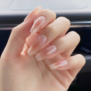 Hua Fei Gradient <span class=keywords><strong>Nail</strong></span> <span class=keywords><strong>Patch</strong></span> Touch Face Wear Armure Explosion <span class=keywords><strong>Manucure</strong></span> Pièces Printemps Été Faux Ongles Ongles Artificiels - Product Image 6