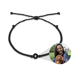 <span class=keywords><strong>Pulsera</strong></span> de cuerda de proyección de <span class=keywords><strong>foto</strong></span> personalizada para mujer, pulseras personalizadas al por mayor - Product Image 1