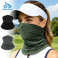 Cache-cou léger en maille respirante, protection solaire, coupe-vent, anti-poussière, écharpe de protection pour le visage et le cou, tube rafraîchissant fin, bandana