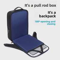 Sac à dos Oxford pour homme avec sangles à coussin d'air, étanche, port USB, grande capacité pour les voyages d'affaires et les trajets quotidiens
