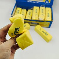 Jouet sensoriel Kawaii Squishy en forme de bâton de beurre, en TPE, à récupération lente, simulation créative, jouet souple pour les 14 ans et plus, unisexe