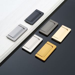 Modern Minimalist Home Improvement Hidden Cabinet <strong>Door</strong> Handle Zinc Alloy Multi-color Thickened Drawer Cabinet <strong>Door</strong> Hidden Handle - Product Image 2