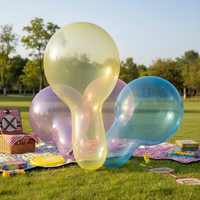 Ballons d'amour et d'amitié 2026 – Ballons géants en latex imprimés, longs et volumineux, pour l'ensemble du monde