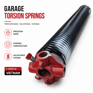 Garage Torsion <b>Springs</b> Left Hand Right Hand Adjustable Coil <b>Spring</b> Steel Made In Vietnam Residential Replacement System - Product Image 1