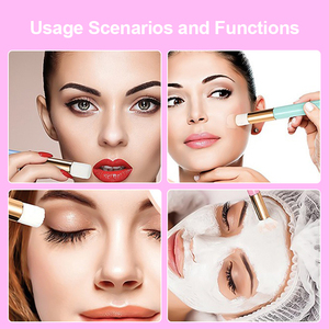 Pinceau <span class=keywords><strong>mousse</strong></span> pour les yeux avec logo personnalisé en gros outil de beauté de marque privée de haute qualité avec manche en bois pour le visage et les correcteurs - Product Image 6