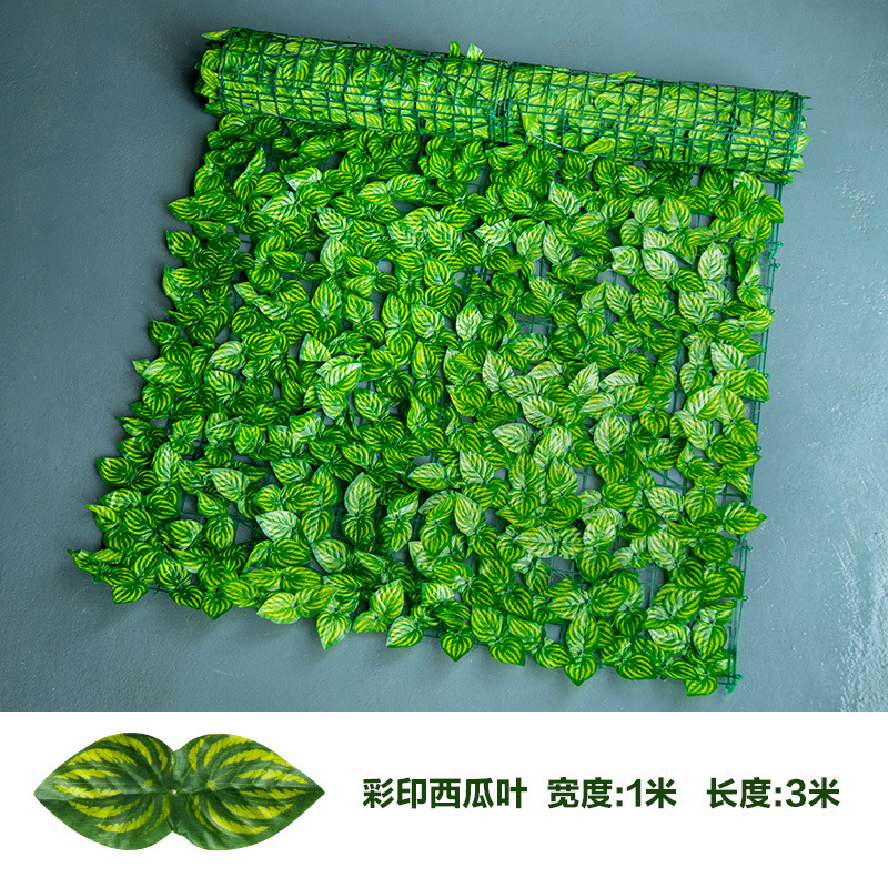 Clôture de feuille de pastèque imprimée en couleur