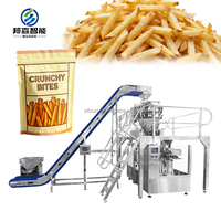 Sachet Doypack Automatique en Plastique pour Frites, Chips, Noix, Aliments Soufflés, Chips Croustillantes, Grains de Café, Granulés
