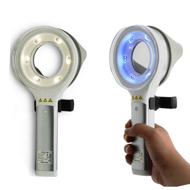 Hot Sale Digital Skin Analyzer Machine Dermoscopy Portable Medical Woods Lamp Skin Analysis KN-9000B Skin Scope