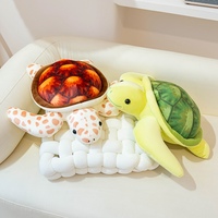 Peluche réaliste tortue de mer, jouet doux et moelleux, tortue marine en peluche pour canapé, coussin de sieste, cadeau pour enfants