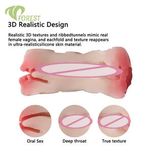 Masturbador Manual de TPE Suave para Hombres, Suministros de Masturbación Vaginal para Adultos, Copa de Avión Masculina, Juguetes Sexuales - Product Image 3