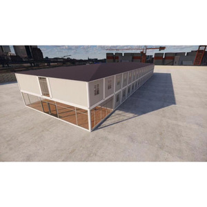 20ft đúc sẵn container nhà thép Sandwich panel có thể gập lại thiết kế vận chuyển căn hộ hội thảo khách sạn hoặc biệt thự - Product Image 6