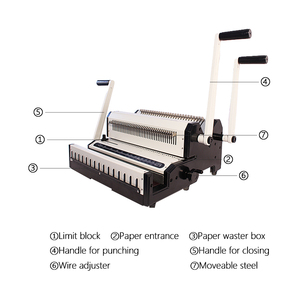 SONTO WW2500A haute qualité 3 en 1 Machine à relier multi-fonctionnelle à Double fil O 2 en 1 pour le bureau - Product Image 2