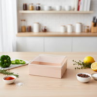 Boîte de traiteur de sushi jetable à emporter pâtisserie dessert boulangerie tiramisu gâteau fromage emballage de récipient alimentaire
