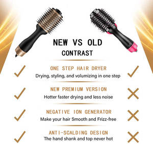 Sèche-cheveux électrique 2 en 1 <span class=keywords><strong>1200w</strong></span>, <span class=keywords><strong>brosse</strong></span> rotative pour cheveux, lisseur, stylisme rotatif - Product Image 4