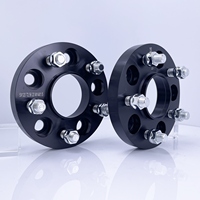 Nouvel adaptateur d'espacement de roue ET+ en alliage d'aluminium forgé 6061 T6 5x120 20MM CB72.5 centrage de moyeu filetage M14x1.25 anodisé dur noir