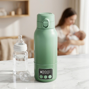 Calentador de Biberones Portátil OEM/ODM de 500 ml, Calentador de <span class=keywords><strong>Leche</strong></span> Inalámbrico de Viaje, Batería de Gran Capacidad, Temperatura Constante, Dispositivo Calentador de <span class=keywords><strong>Leche</strong></span> para Bebés - Product Image 1