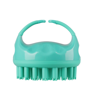 Reusable Handheld Soft Silicone Hair Scalp Massager Shampoo Brush <b>Bath</b> Brushes for Home Use - Product Image 4