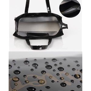 Bolso de Mano de PVC para el Verano, Bolso Bento Ecológico, de Gran Capacidad, Impermeable, Bolso de Hombro Grande, Bolso Cruzado para Mujer - Product Image 3