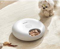 Distributeur automatique de nourriture pour animaux de compagnie en acier inoxydable écologique, rechargeable, boîte à nourriture solide pour chiens et chats