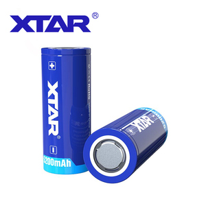 แบตเตอรี่ลิเธียม XTAR ความจุสูง 5200mAh รุ่น 26650 แบบชาร์จได้สำหรับไฟฉาย - Product Image 3