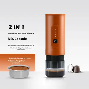 เครื่องชงกาแฟอิตาเลียนแบบพกพา ใช้ได้ทั้งแบบแคปซูลและผงกาแฟ ใช้ไฟฟ้า ชาร์จในรถยนต์ เหมาะสำหรับการเดินทาง - Product Image 3