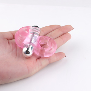 Männliche Silikon Kaninchen Penis Ring Sexspielzeug Vibrator Cock Rings Verzögerung Adult 18 Sex Shop - Product Image 3