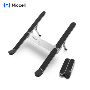 Support pour ordinateur portable <span class=keywords><strong>en</strong></span> aluminium réglable avec 6 niveaux de réglage <span class=keywords><strong>en</strong></span> hauteur et design pliable, comme support pour ordinateur portable pour le bureau et les étudiants - Product Image 1
