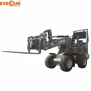 CE Approved Factory Supply ER1220 1200kg Small Front Wheel Loader With Hydrostatic System
