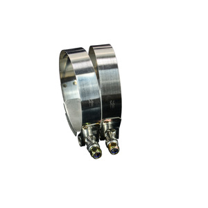 Stainless Steel 304T Exhaust Pipe <b>Clamp</b> 2.75 Inch 73-81mm Heavy Duty For Silicone Turbine Hoses - Product Image 4