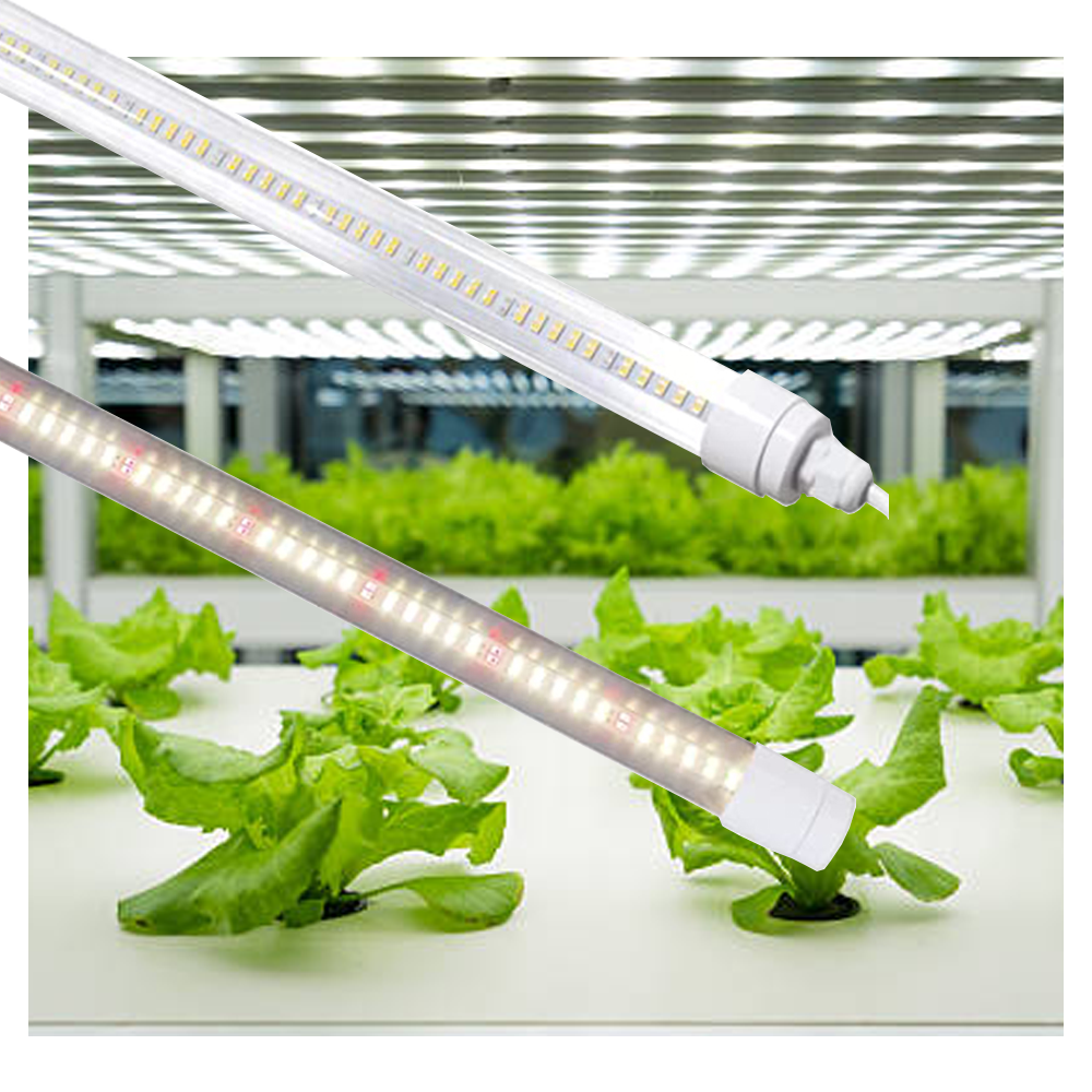 LOYALSHINE T8 LED Grow Lights - Full Spectrum Plant Growth