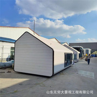 Diseño y Producción Bajo Demanda de Almacenes Móviles con Estructura de Chapa de Aluminio, Casa EPS, Hotel Cápsula Espacial Blanca
