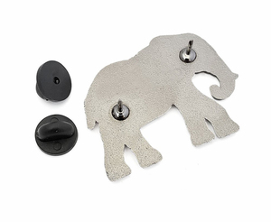 Épingles en émail au <span class=keywords><strong>henné</strong></span> éléphant personnalisables Offre Spéciale insignes de revers en métal plaqué laiton de <span class=keywords><strong>couleur</strong></span> argent en gros avec LOGO personnalisé - Product Image 6