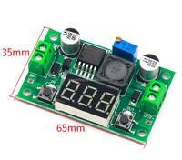 Módulo de Potencia Regulador de Voltaje Ajustable DC-DC de Alta Potencia LM2596S con Pantalla Digital