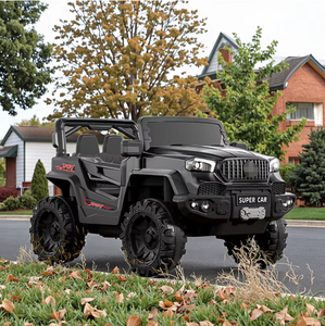 รถเด็กไฟฟ้าแบบชาร์จไฟได้พร้อมไฟ LED ของเล่นนั่งบนรถควบคุมระยะไกลสำหรับเด็กอายุ12ปีขึ้นไป - Product Image 6