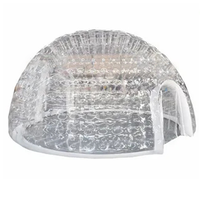 Tente claire gonflable commerciale de dôme de bulle de PVC pour le camping et la barre de partie pour des événements extérieurs