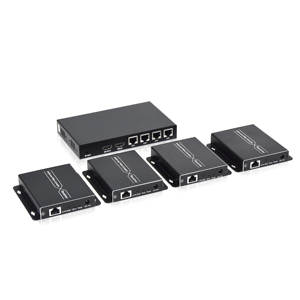 1080 P60 <span class=keywords><strong>HDMI</strong></span> <span class=keywords><strong>Splitter</strong></span> Extender über Cat6 1x4, 150M 1080 P60 <span class=keywords><strong>HDMI</strong></span> <span class=keywords><strong>1</strong></span> in 4 Out Sender Empfänger - Product Image 1