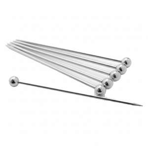 Palillos para Aceitunas de Acero Inoxidable Ecológicos, Reutilizables, Aptos para Lavavajillas, Seguros para Alimentos, Modernos, para Uso en el Hogar, Restaurantes, Bares y Fiestas - Product Image 1