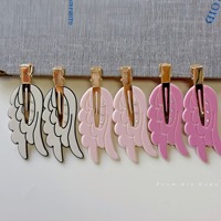 Nouvelle mode coréenne épingles à cheveux aile d'angle douce princesse acétate pinces à cheveux pour filles femmes cheveux frange pince accessoires cadeau
