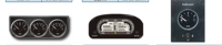 KUS Triple Gauge Universal Automotive Water Temperature Oil Pressure Meter Voltmeter Kit Garansi 1 Tahun untuk Toyota 1969-1988