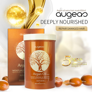 Soin capillaire à l'huile d'argan en marque privée, masque capillaire revitalisant OEM/ODM pour salon - Product Image 4