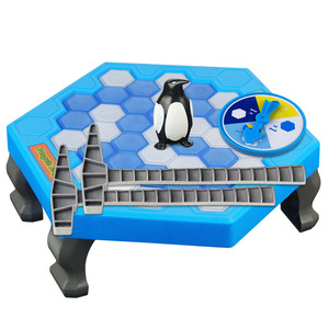 Populaire Double bataille jeu de bureau jouet petit homme frappant bloc de glace pingouin en plastique Durable - Product Image 5