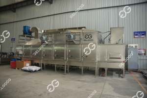 Línea de procesamiento de condimentos para tostado de nueces de almendras y pistachos, totalmente automatizada, línea de producción de condimentos y tostado de anacardos - Product Image 2