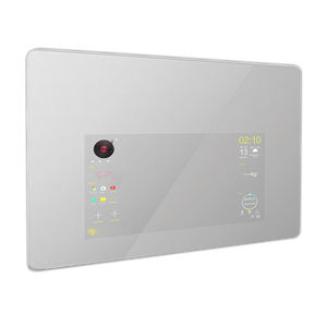 10.1 "à 100" Prévisions Météo Personnalisées Wifi Horloge Haut-Parleur <span class=keywords><strong>Jeux</strong></span> Vidéo Multi-fonction Magique Tactile TV Écran Android Mirrori-fu - Product Image 4