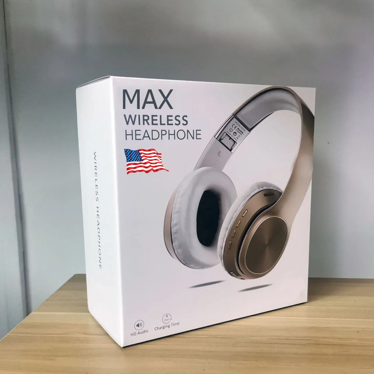 Fones de ouvido sem fio de melhor qualidade GS-78 TWS ANC fones de ouvido de metal fones de ouvido de áudio espacial versão superior Max