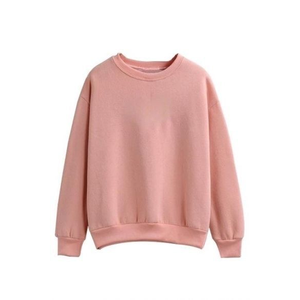 Wholesale Ladies <b>Sweatshirt</b> Soft Cotton Blend Crew Neck <b>Long</b> Sleeve Casual Women <b>Sweatshirt</b> for Daily Wear Supplier for Casual - Product Image 6