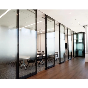 Separador de habitación de pared de partición plegable a prueba de sonido Interior, partición móvil, paredes temporales, pared de partición de vidrio operable - Product Image 4