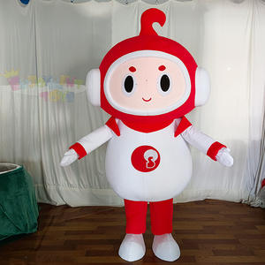 Costume de mascotte Rocket-Boy en peluche personnalisé, certifié CE, prêt à l'emploi pour les parcs à thème, les événements marketing et le cosplay - Product Image 1