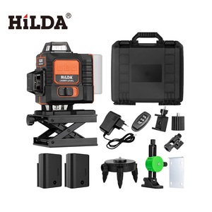 Hilda 16 קווים 4d לייזר ירוק רמת אנכי אנכי ואופקיים פילוס 360 לחצות לבנייה ותמונה - Product Image 1