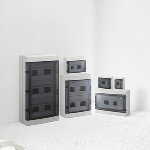 Boîtier de distribution étanche IP66 à montage en surface, 24-36 voies, ouverture par pression, boîtier électrique minimaliste – Seules les boîtes vides - Product Image 4
