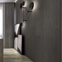 Traditional Chinese Solid Wood Interior Room Partition Screens Sliding Wall Timber Board Divider Panel Office Partition